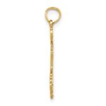 14k Solid I HEART MI Michigan State Pendant - Image 2