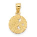 14k Moon and Stars Pendant - Image 3