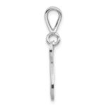 10KW Filigree Initial N Pendant - Image 2