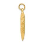 14k Solid Polished 3-D Cruise Ship Charm - Image 2