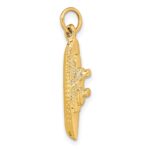 14k Solid Polished 3-D Cruise Ship Charm - Image 4