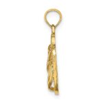 14k 3-D Solid Polished HAWAII Flip-Flops Charm - Image 2