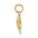 14K Solid Polished GOLF Charm - Image 2
