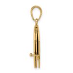 14K 3-D THE TEN COMMANDMENTS Book with Moveable Pages Pendant - Image 6