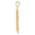14k Polished Cross Pendant - Image 2
