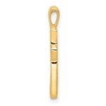 14k Cut-out Cross Charm - Image 2