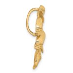 14k Triple Dolphin Omega Slide - Image 2