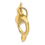 14k Large Double Dolphins Omega Slide - Image 2