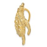 14k Large Sea Turtle Omega Slide - Image 2