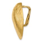 14k Large Clam Shell Omega Slide - Image 2