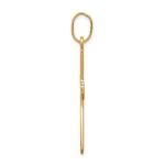 14k Polished Cross Pendant - Image 2