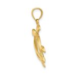 14k Large Open Turtle Pendant - Image 2