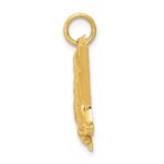 14k Howling Wolf Charm - Image 2