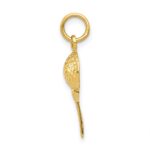 14k Domed Golf Ball on Tee Charm - Image 2