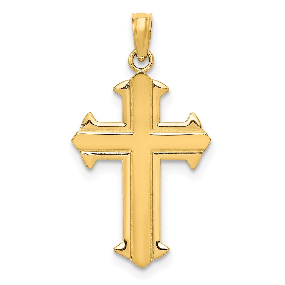 D3521.jpg 14K Passion Cross Pendant - Image 1