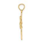 14k Praying Boy Cross Charm - Image 2