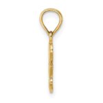 14K Polished and Textured I HEART YOU Charm - Image 2