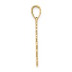 14K Textured I LOVE YOU Script Charm - Image 2