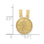 14K BEST FRIENDS FOREVER 2-Piece Break-apart Charm - Image 3