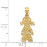 14k Girl Charm - Image 3