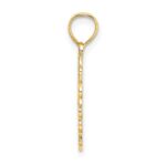 14K MOM in Heart Charm - Image 2