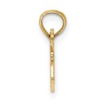 14K BEST MOM with Heart Charm - Image 2
