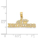 14K #1 PRINCESS with Crown Charm - Image 4