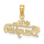 14K #1 DAUGHTER Charm - Image 4