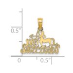 14K 100% SAGITTARIUS Zodiac Charm - Image 3