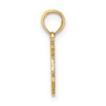 14K 100% PISCES Zodiac Charm - Image 2