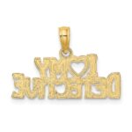 14K I HEART MY DETECTIVE Charm - Image 4