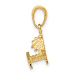 14K 3-D Lounge Beach Chair with Umbrella Pendant - Image 2
