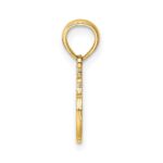 14K #1 TEACHER Charm - Image 2