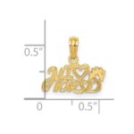 14K I HEART HORSES Charm - Image 3