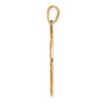 14K Tree of Life in Round Frame Pendant - Image 2