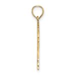 14K HOCKEY Story Framed Charm - Image 2