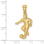 14K Boy Soccer Player Running with Ball Charm - Image 3