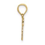 14k Polished  DADDYS LITTLE GIRL Charm - Image 2