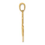 14k Polished Cut Out 4-Leaf Clover Pendant - Image 2