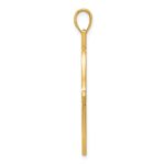14k Polished Cut Out Horse Head Pendant - Image 2