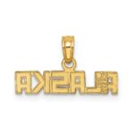14k Polished ALASKA Charm - Image 4