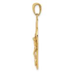 14k Polished Celtic Crucifix Pendant - Image 2