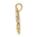 14K Polished Butterfly Pendant - Image 2
