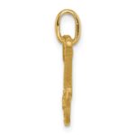 14K Brushed and Diamond-cut Electric Guitar Pendant - Image 2