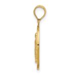 14K Polished Solid Miraculous Medal Oval Pendant - Image 2