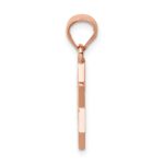 14K Rose Gold Polished Star of David Pendant - Image 2
