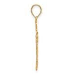 14k Fancy Cross Pendant - Image 2
