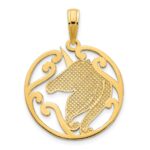 14k Unicorn Pendant - Image 4