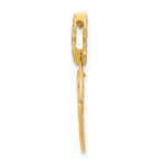 14k Polished Three Wise Men and North Star Chain Slide - Image 2