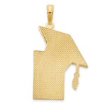 14k Black Epoxy Graduation Cap and DIPLOMA Pendant - Image 4